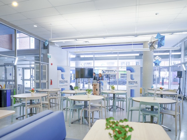 an image of a student lounge